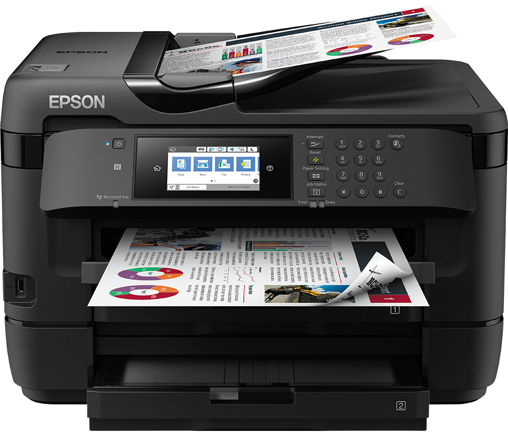 Купить МФУ Epson WorkForce WF-7720DTWF C11CG37412 в интернет-магазине  Printer-Copir, большой каталог, низкие цены